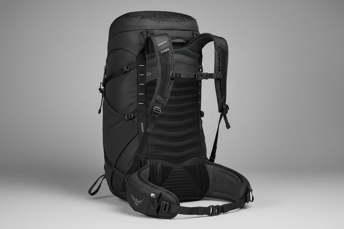 Osprey Talon 33のAirScapeバックパネルと通気性